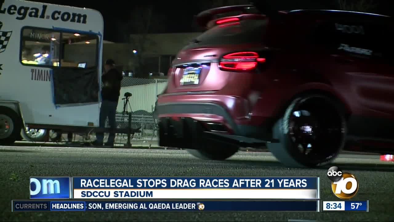Racelegal stops drag races after 21 years