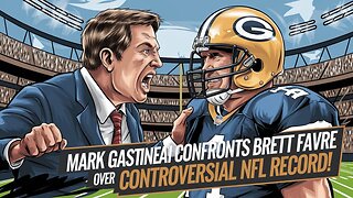 MARK GASTINEAU CONFRONTS BRETT FAVRE OVER CONTROVERSIAL NFL RECORD