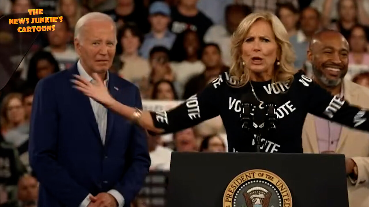 Joe listening to his nurse-n-doctor Jill: "His optimism is undaunted. His strength is unshakable. His hope is undeterred."