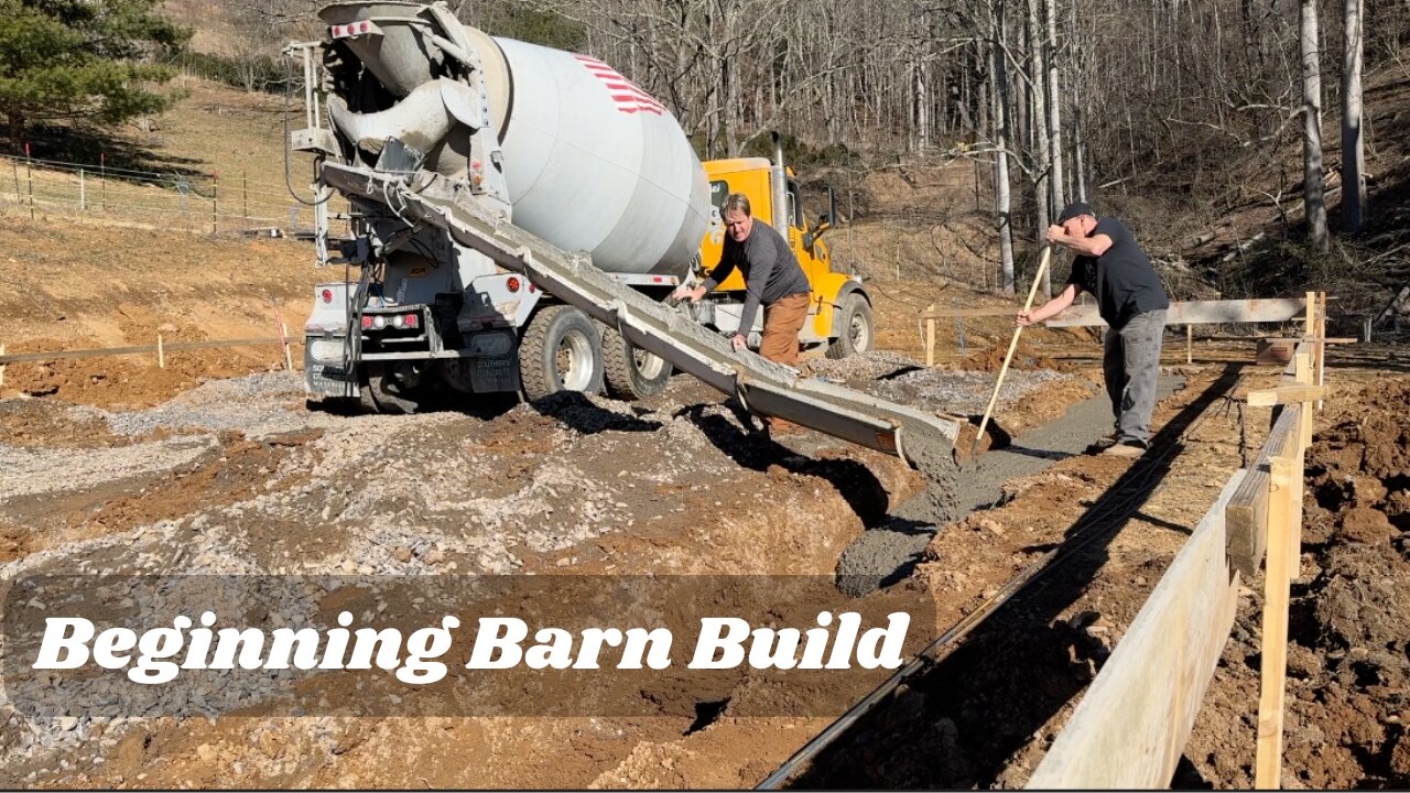 It's Finally Happening! Barn Build pt 1