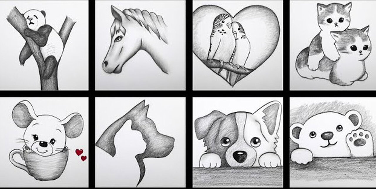 Cute & Amazing Sketching | Pencil Sketching