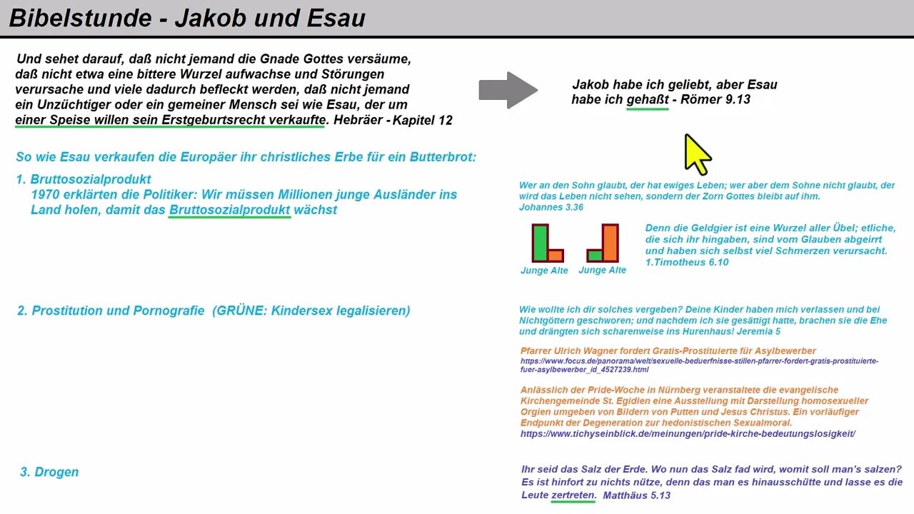 Bibelstunde ► Jakob und Esau