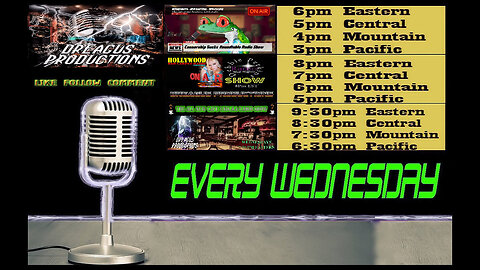 DREAGUS PRODUCTIONS WEDNESDAY SHOWS-15 NOV 23raw