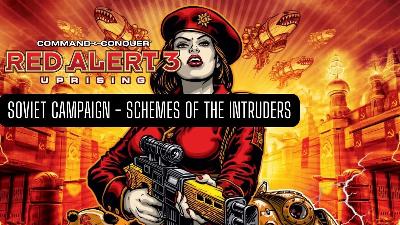 Red Alert 3 Uprising Allied Campaign Mission 2 Schemes of the Intruders - No Commmentary (HD 60FPS)