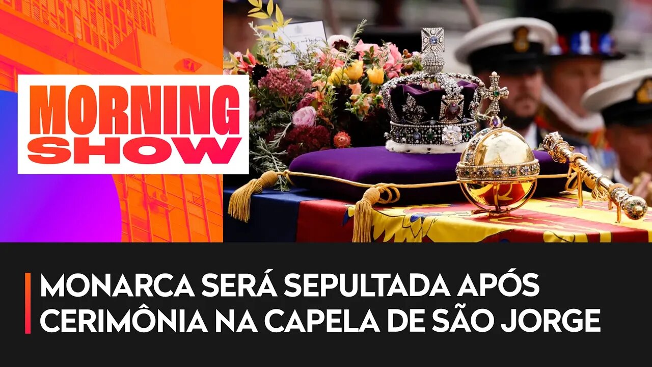 Caixão da rainha Elizabeth II é levado ao Castelo de Windsor