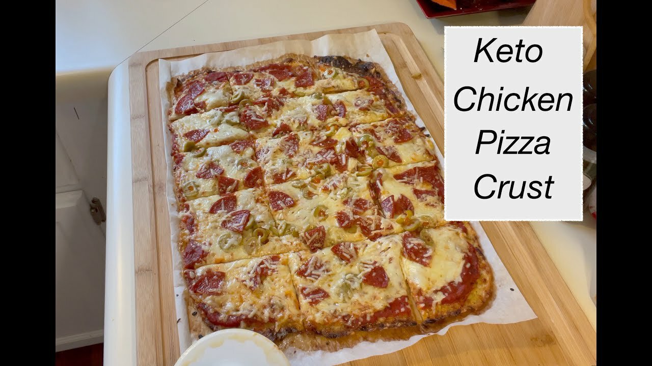 Chicken Crust Keto Friendly Pizza