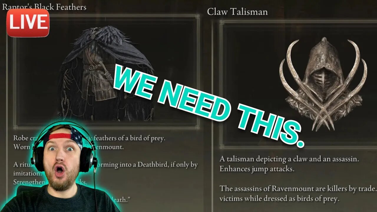 🔴LIVE - ELDEN RING - I need to grab a few things...