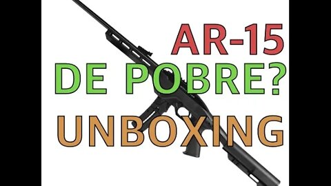 CALIBRE 22 | UNBOXING DOS RIFLES DA CBC | AR-15 DE POBRE