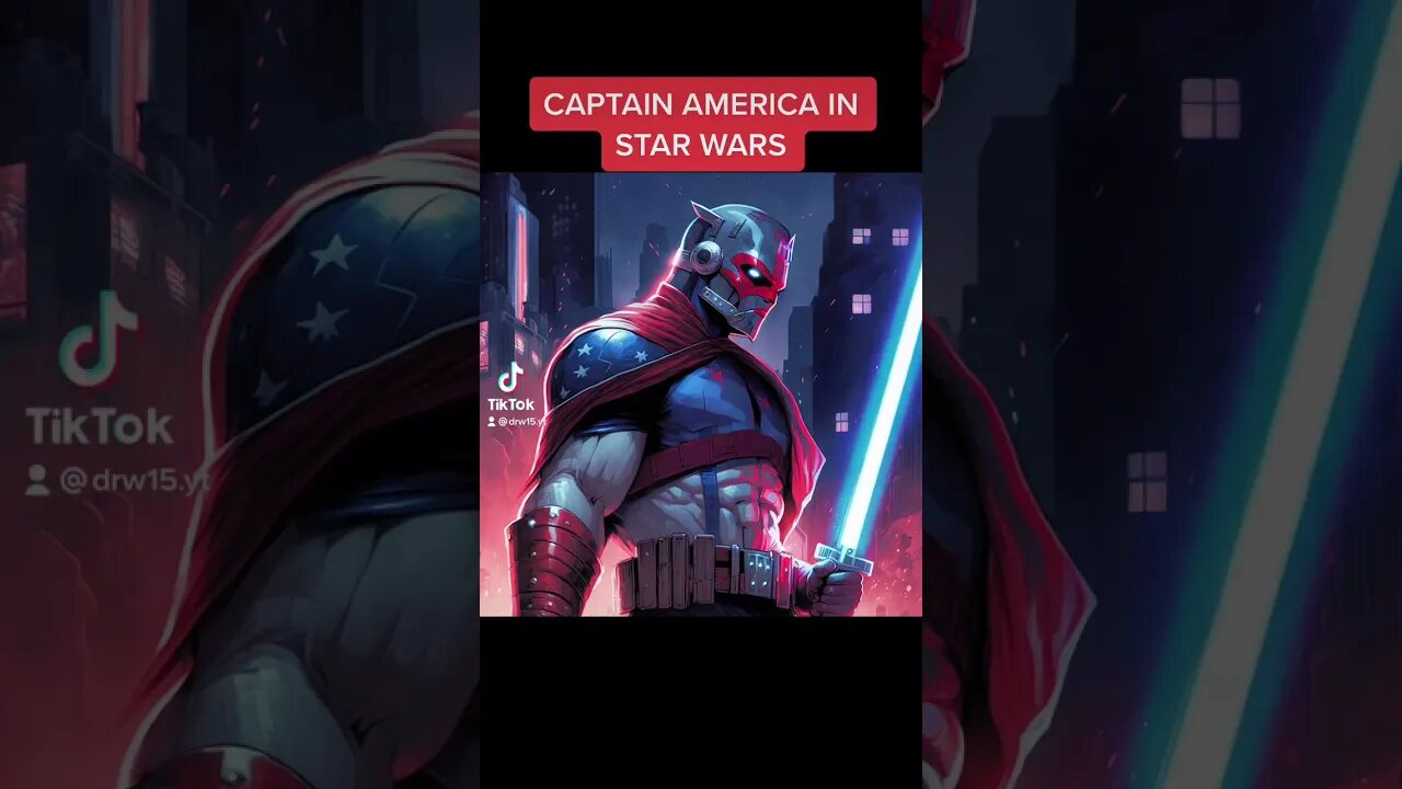 I asked Midjourney AI to create Captain America in Star Wars!! #midjourney #midjourneyai