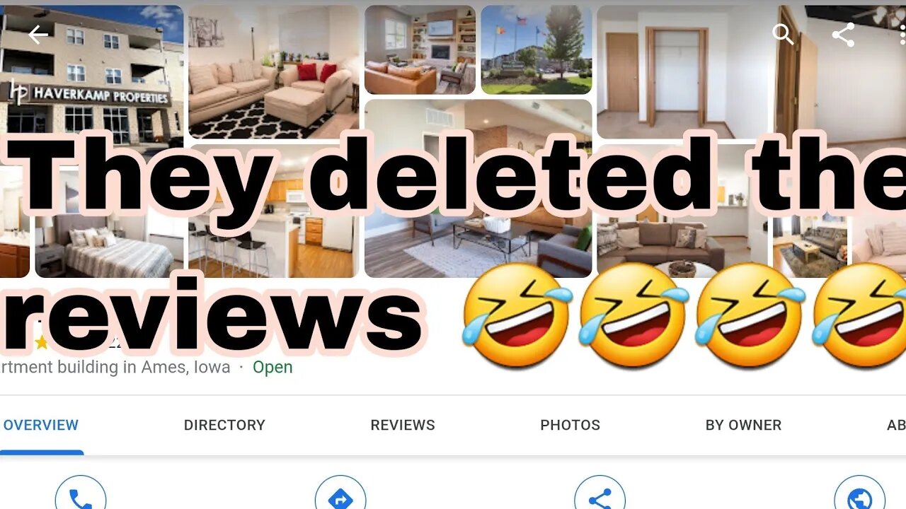 Haverkamp Properties: They deleted the reviews ahahahahahaha