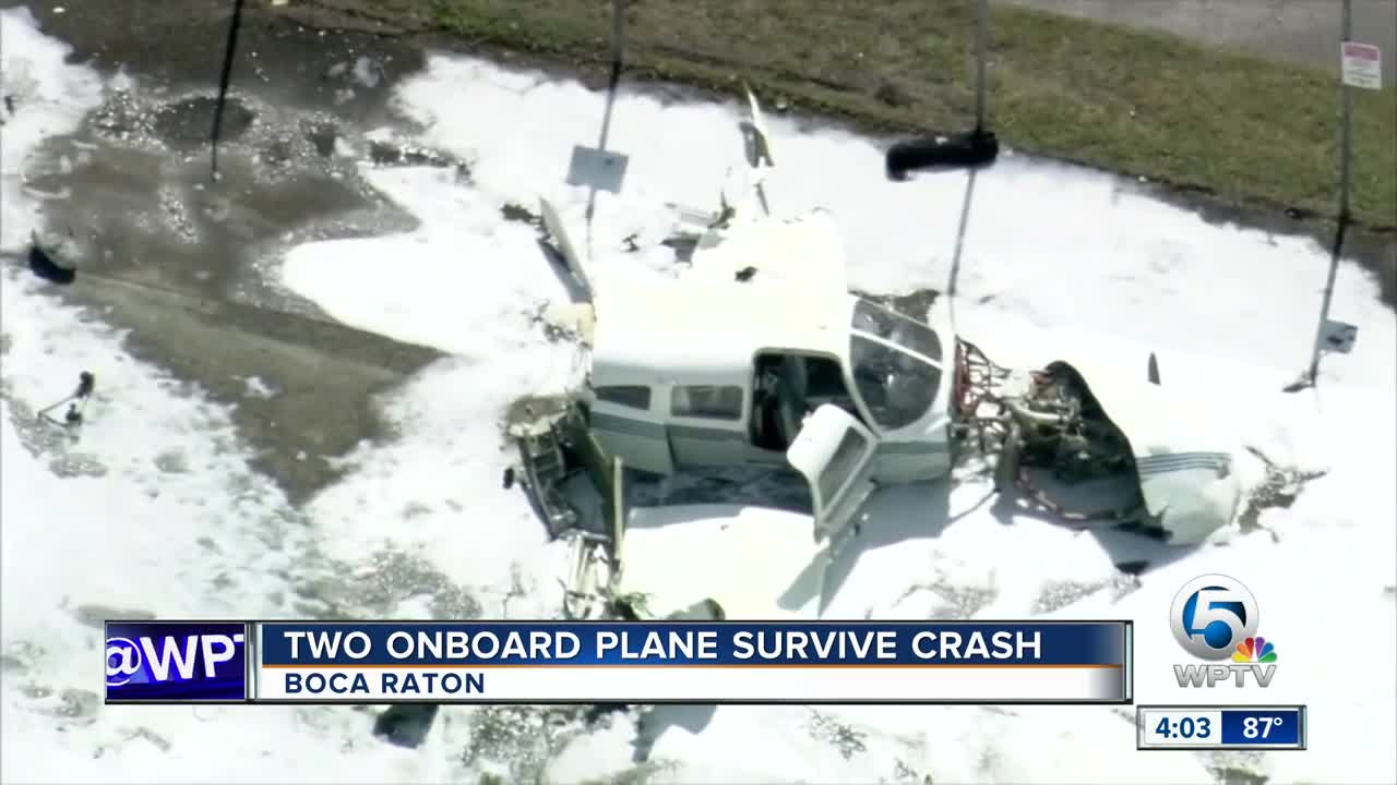 Small plane crash at Boca Raton Airport, one person taken to hospital