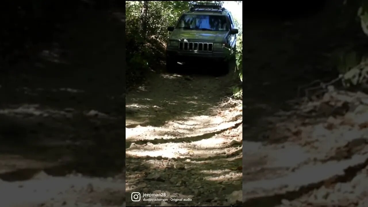 Jeep ZJ hiding from people