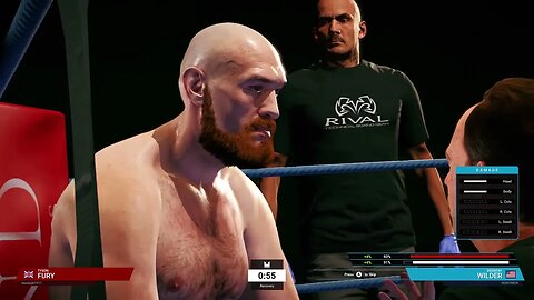 Undisputed Boxing Online Ranked Gameplay Deontay Wilder vs Tyson Fury (Chasing Platinum 2)