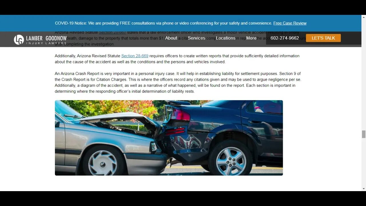 what to do after a car accident thats not your fault FREE consultations via phone or vid