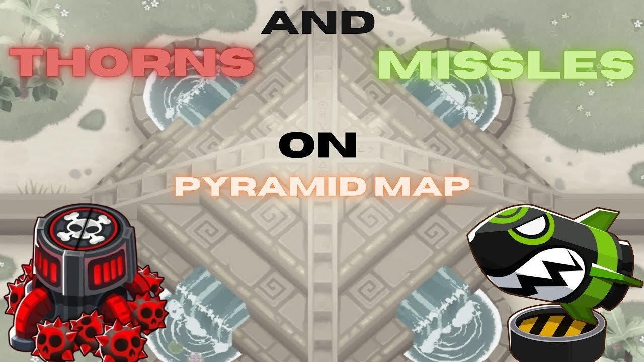 Pyramid Map Round 100 / Bloons TD 6