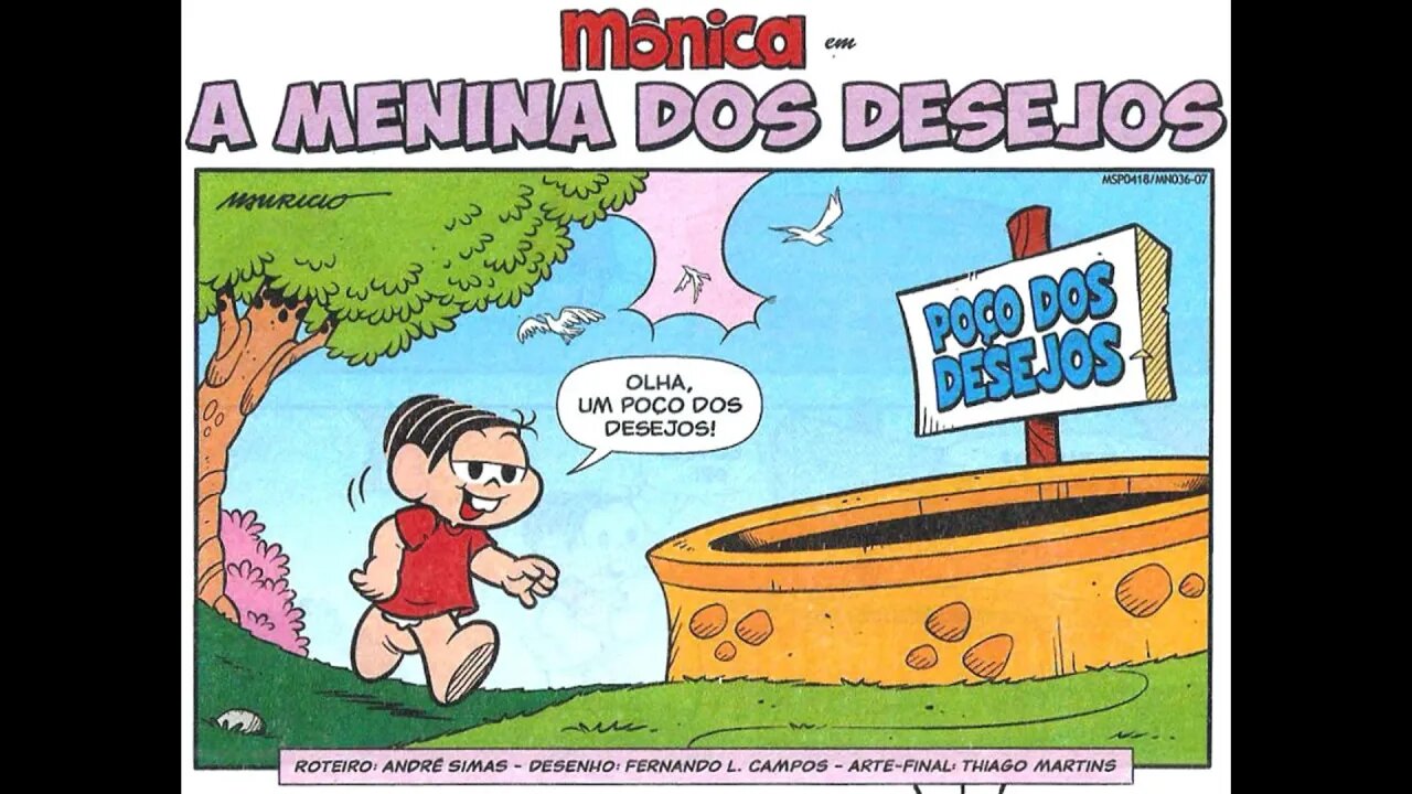 Mônica em-A menina dos desejos | Gibis do Rapha 2