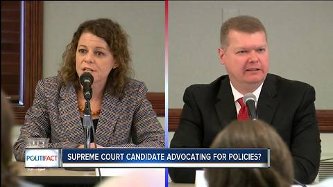 PolitiFact: Supreme Court Candidate advocating for policies?