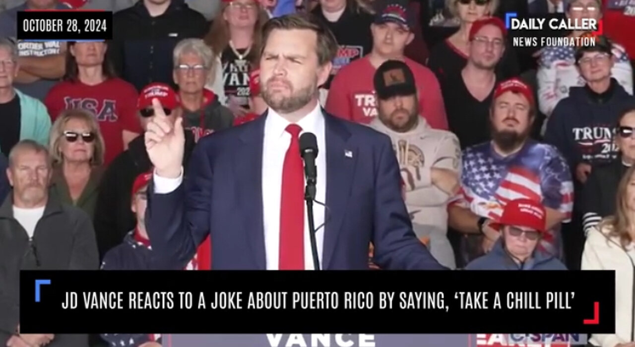 JD Vance Reacts to Tony Hinchcliffe’s Controversial Joke About Puerto Rico