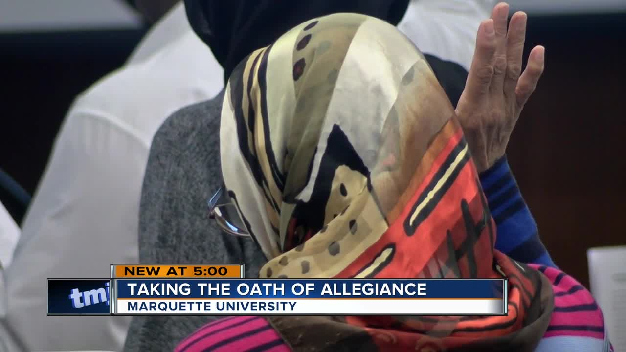 28 people became U.S. citizens At Marquette ceremony