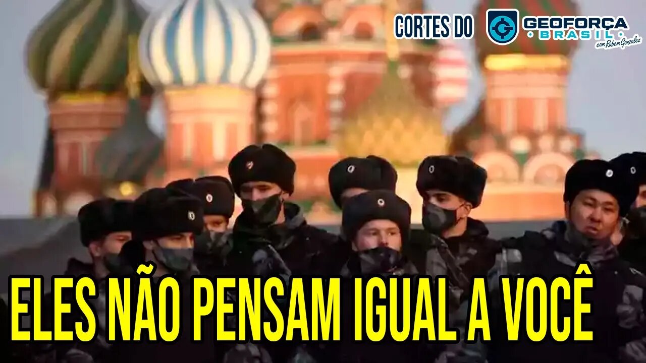 Putin (e os russos) não pensa(m) igual a você | ✂️Cortes do Geoforça