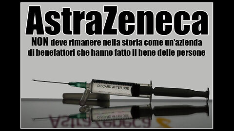 AstraZeneca & la RAI oramai ridotta a DONNA DI FACILI COSTUMI