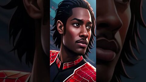 PORTRAIT Miles Morales Realistic AI Generated #shorts#shortvideos#MilesMorales#SPIDERMAN