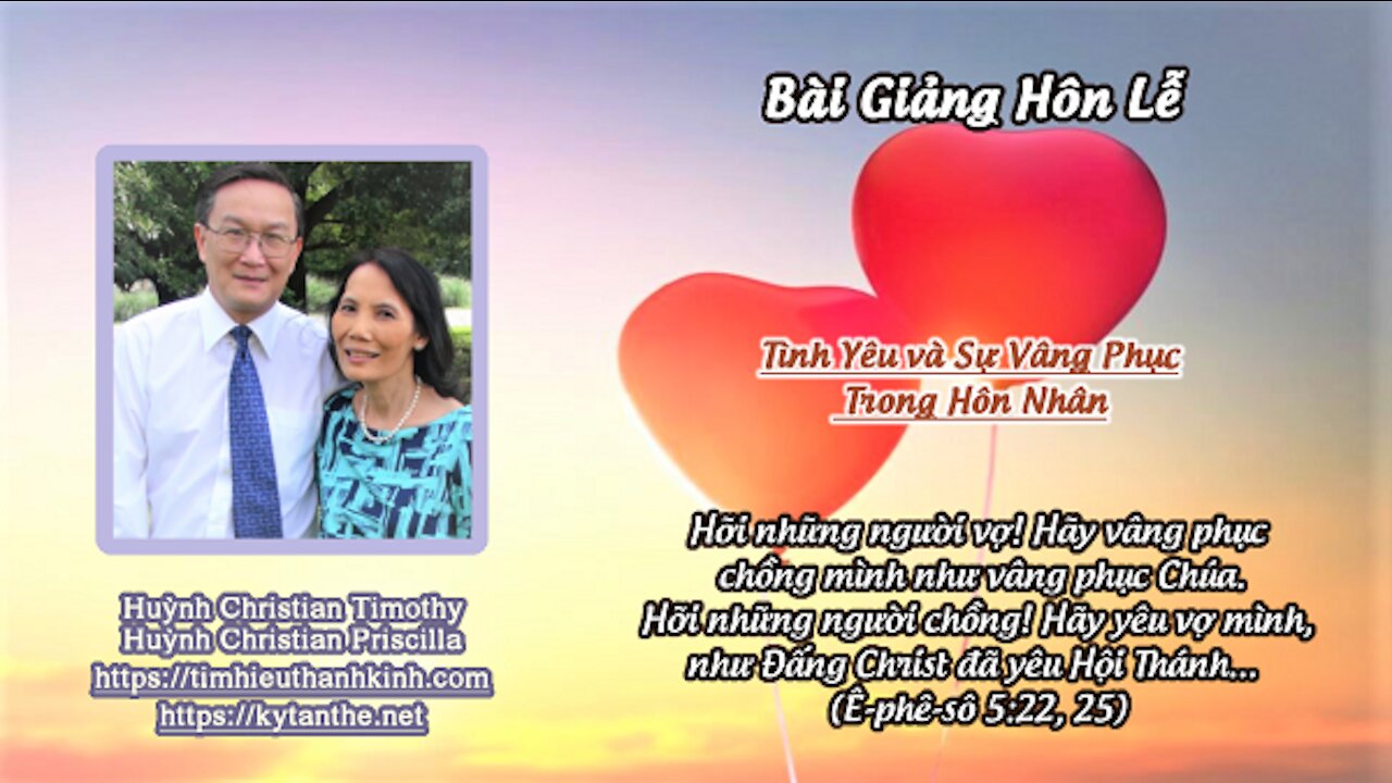 Tình Yêu và Sự Vâng Phục Trong Hôn Nhân