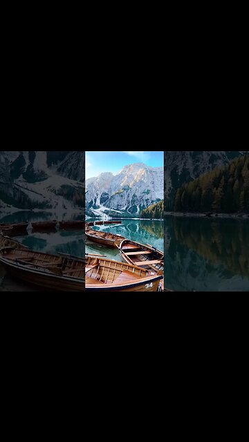 Mountain lake Braies, Italy 🇮🇹