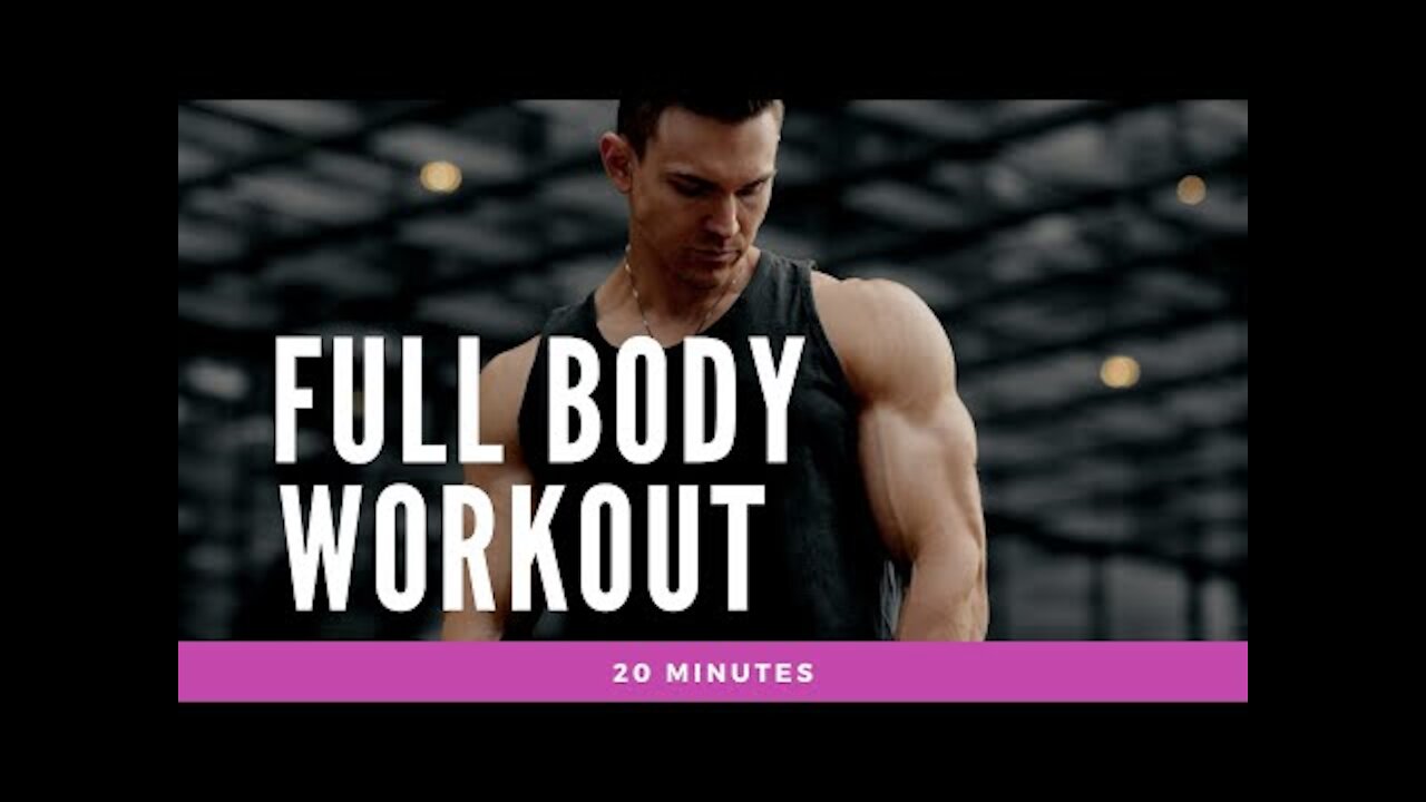 DingDon! Health and Fitness | 20 MIN FULL BODY WORKOUT | At Home