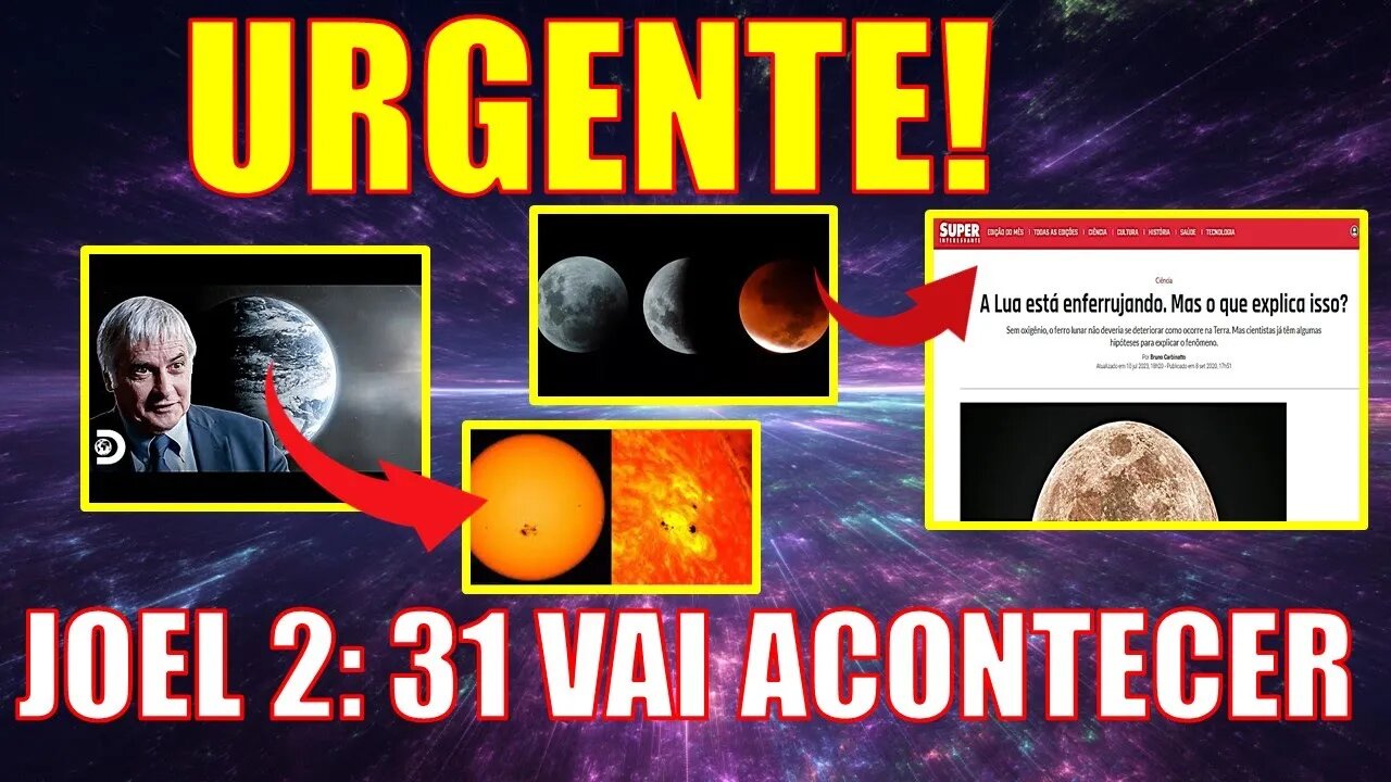 ALERTA GLOBAL! PROFECIA DE JOEL 2:31 VAI SE CUMPRIR! OS SINAIS ESTÃO ALERTANDO!VEJA!!!