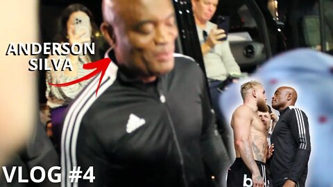 MEETING ANDERSON SILVA/JAKE PAUL VS ANDERSON SILVA OPEN WEIGH IN/ VLOG #4