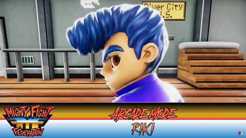 Mighty Fight Federation: Arcade Mode - Riki