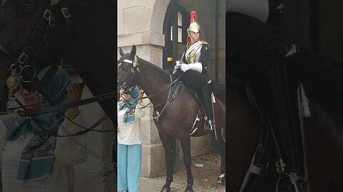 Holding the reins at horse guards #horseguardsparade