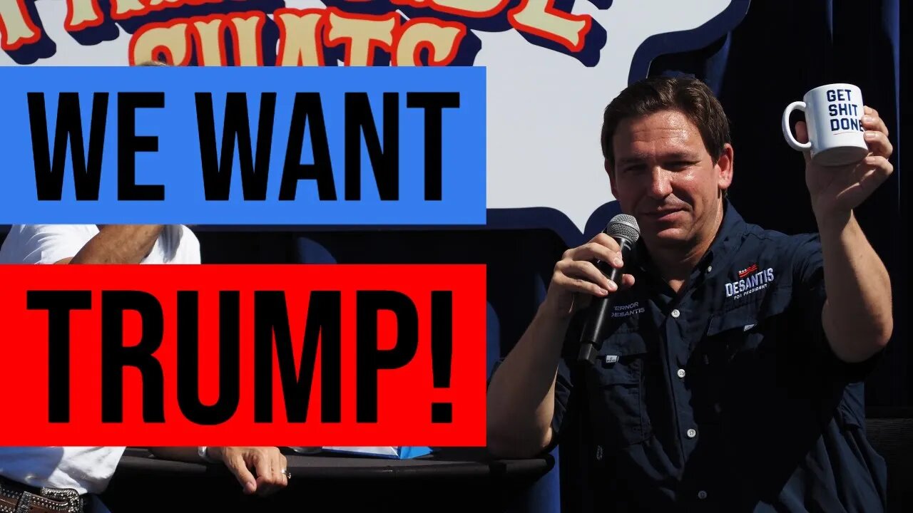 Desantis HUMILIATED at Iowa State Fair!