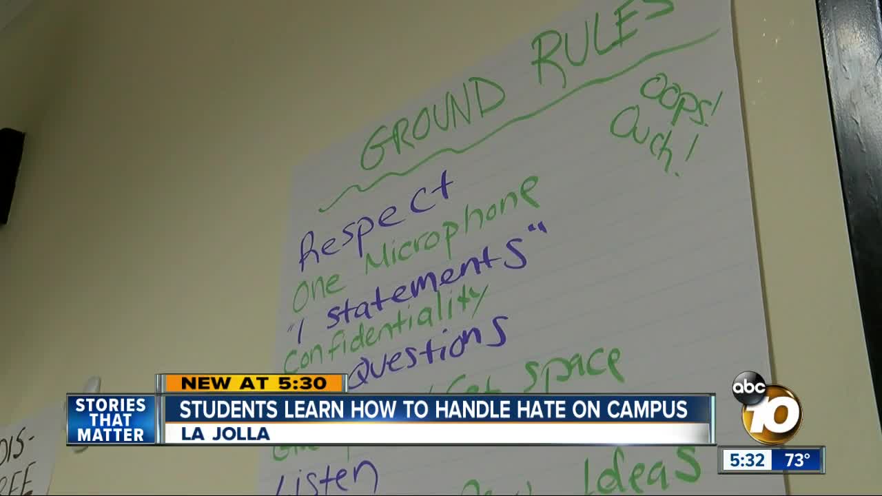 La Jolla students, teachers learn how to handle hate on campus