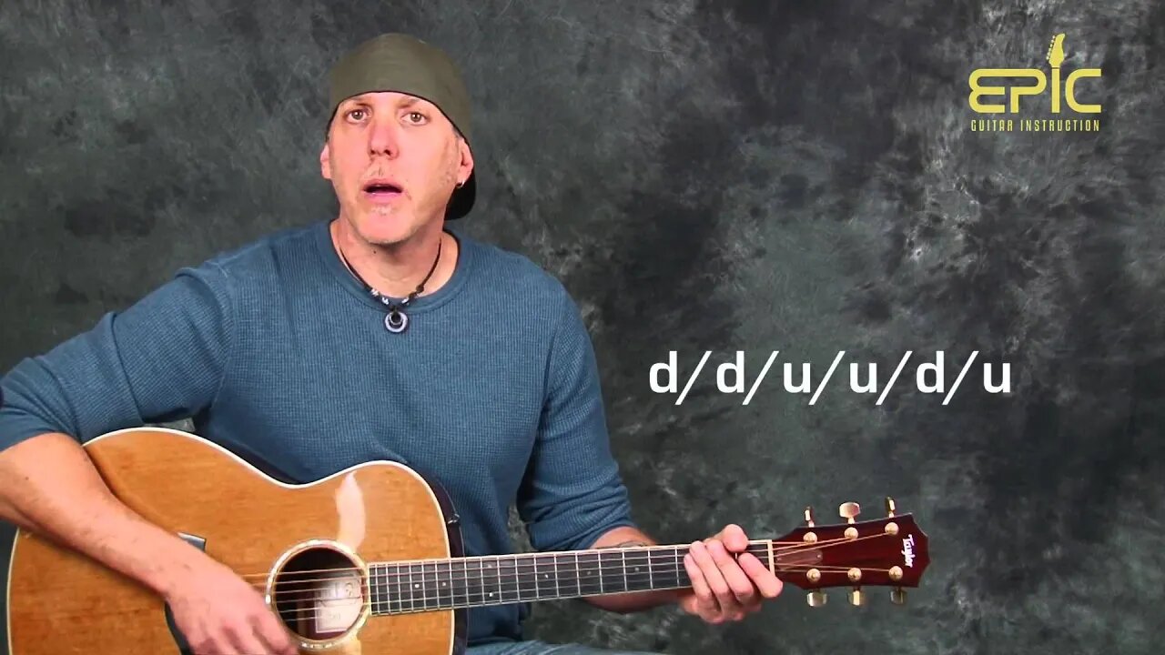 Acoustic guitar lesson learn Soul Asylum Runaway Train EZ fun strumming just 5 chords