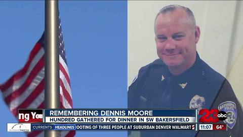 Sgt. Dennis Moore remembered and celebrated with dinner