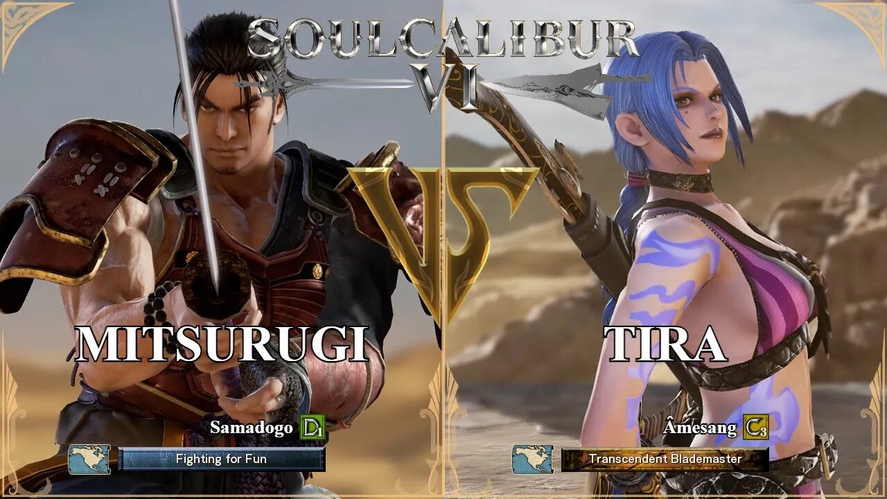 Mitsurugi (Samadogo) VS Tira (Amesang) (SoulCalibur VI — Xbox Series X Ranked)