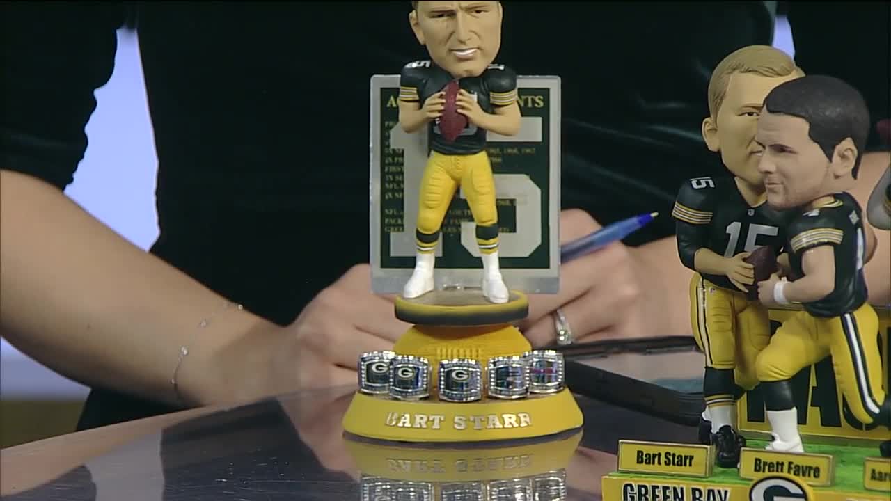 Bart Starr Green Bay Packers Special Edition Bobblehead Series Unveiled