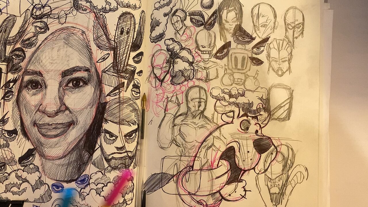 Art Vlog 3 - I draw stuff…