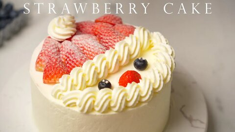 聖誕老人草莓蛋糕 聖誕節甜品┃Santa Claus Strawberry Cake