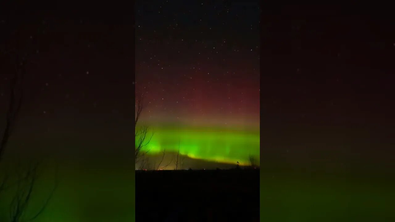 Northern Lights Over Lake Huron