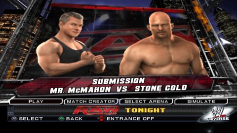 WWE SmackDown vs. Raw 2011 Mr. McMahon vs Stone Cold