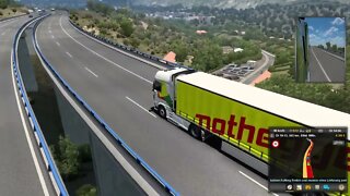 Eurotrucksimulator 2. Mit dem LKW durch Europa Auf der Pro Mod mit guter Musik.