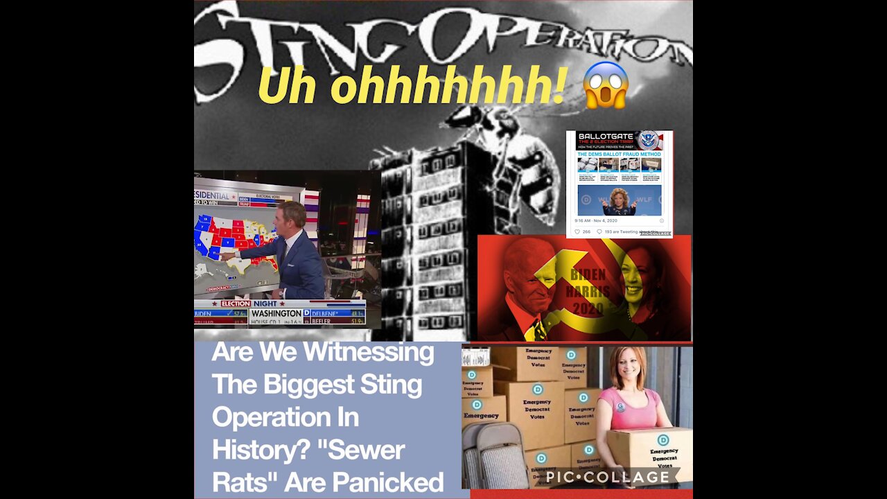 Are we witnessing the biggest sting operation in history?!?