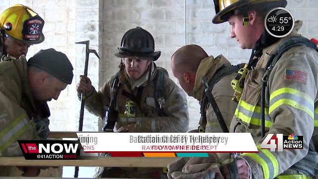 KC area fire departments undergo ‘survival training’ in Raytown