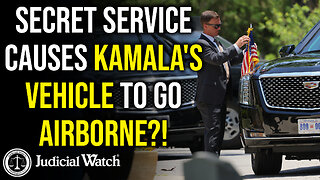 Secret Service Causes Kamala's Vehicle to Go AIRBORNE?!