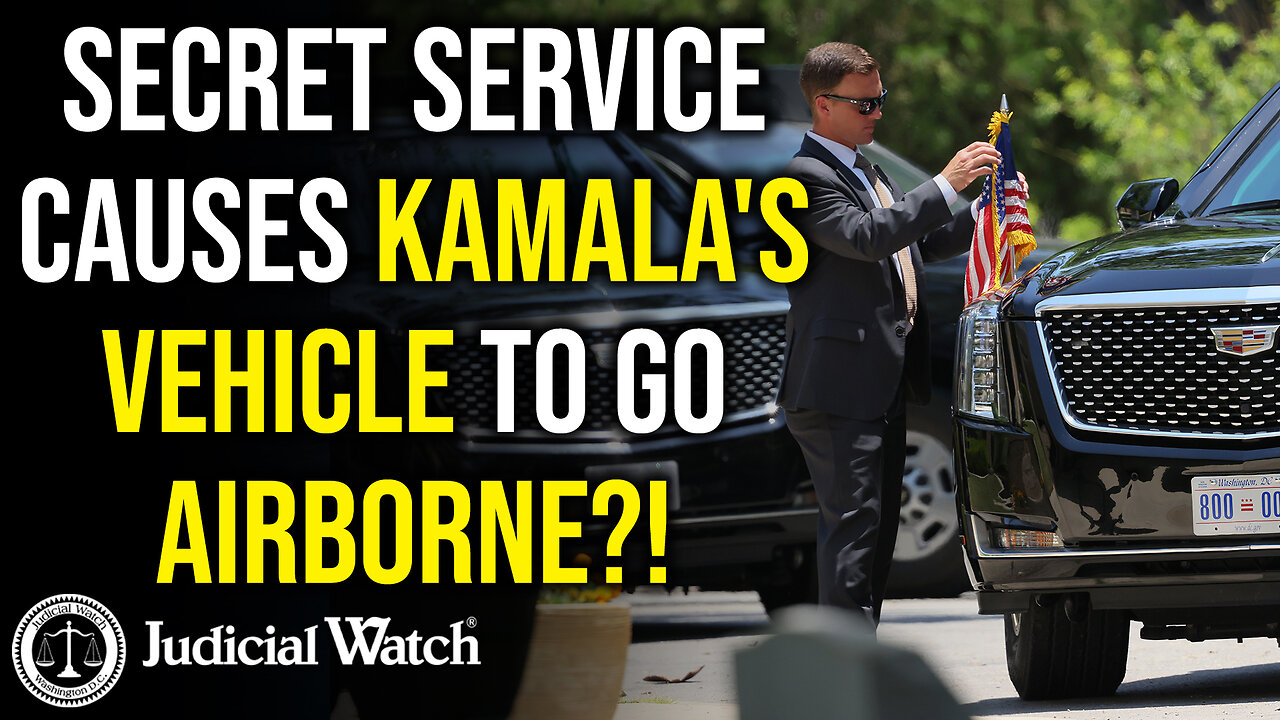 Secret Service Causes Kamala's Vehicle to Go AIRBORNE?!