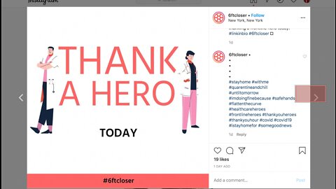 New way to send thank you videos to frontline workers