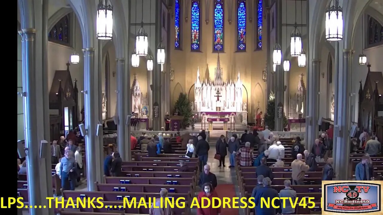 NCTV45 CATHOLIC MASS SUNDAY HOLY SPIRIT PARISH (ST MARY’S) 8 AM SUNDAY DECEMBER 19 2021